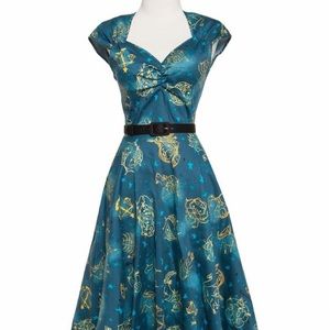 Heidi L Astrology Dress Pinup Couture